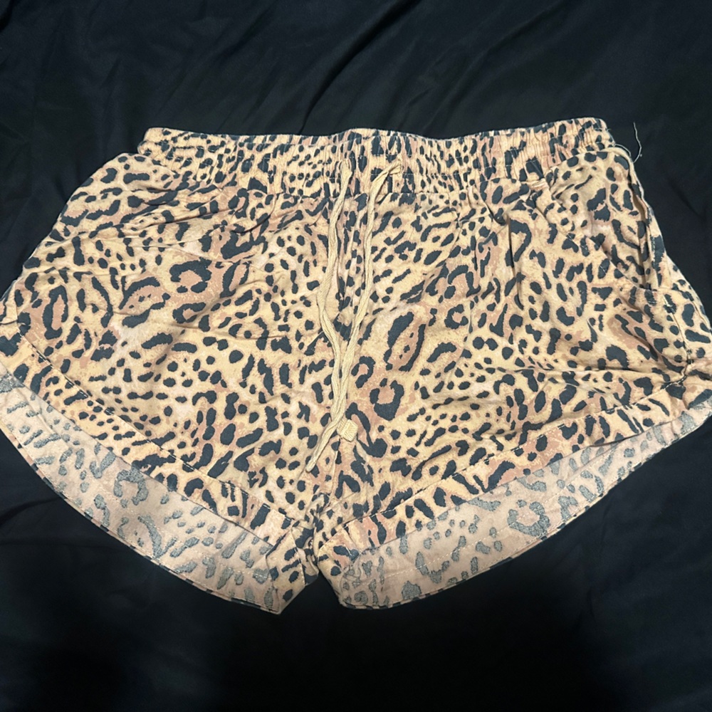 Cheetah print billa bong shorts